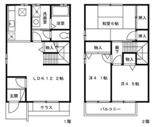 グレイス Bの物件間取画像